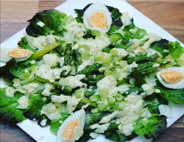 Eier Spargel Salat