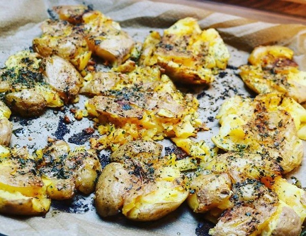 Crispy Smashed Potatoes