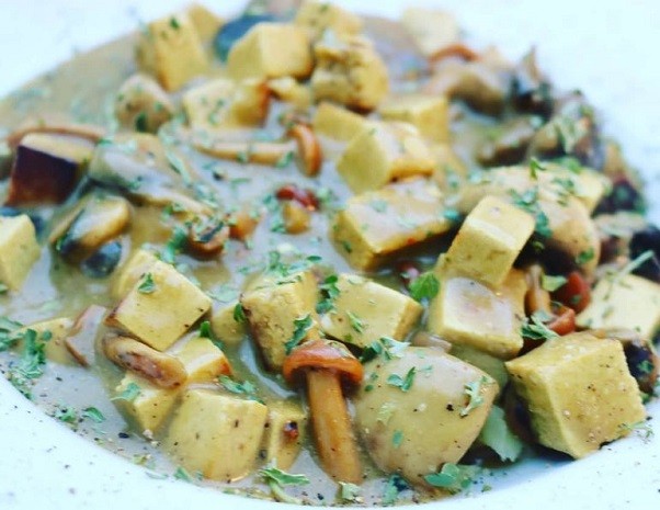 Pilzpfanne mit Tofu