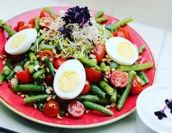 Eier Bohnen Salat