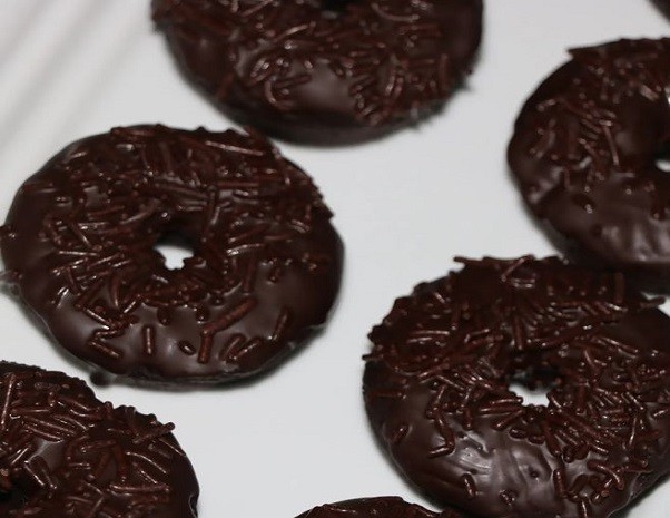 Triple Chocolate Donuts