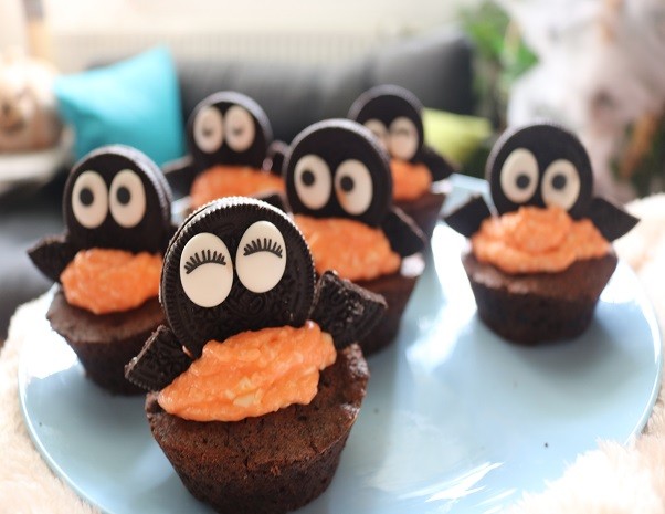 Fledermaus Oreo Cupcakes