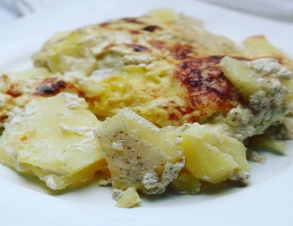 Kartoffelauflauf mit Schmand & Käse