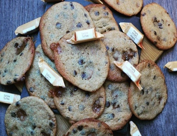 Karamell Schoko Cookies