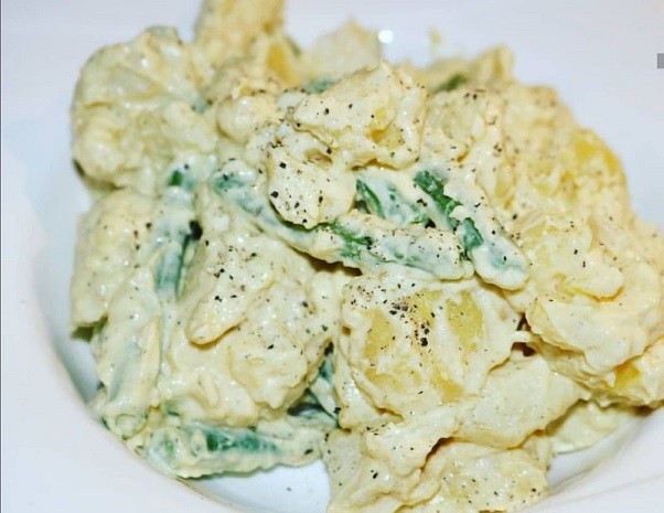 Kartoffelsalat mit Zitronenmayonaise
